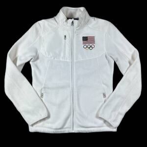 Team Apparel USA Olympics 2016 White Fleece | Size S